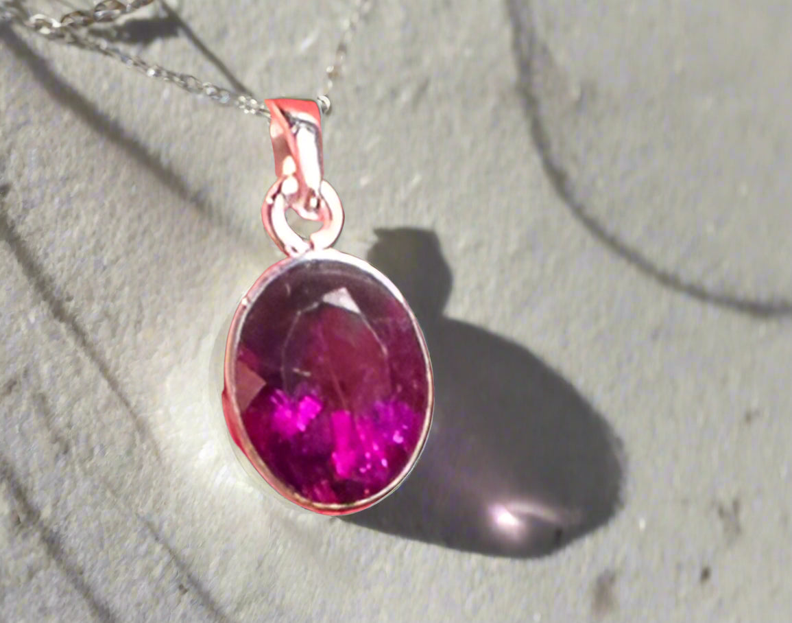 Amethyst Pendant | Sterling Silver