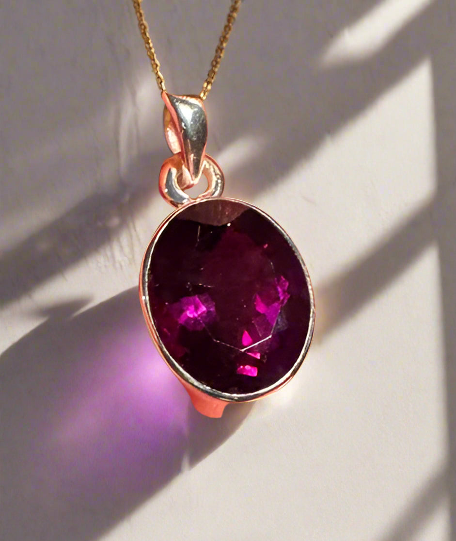 Amethyst Pendant | Sterling Silver