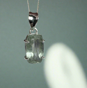 Aquamarine Pendant | Sterling Silver