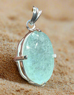 Load image into Gallery viewer, Aquamarine Pendant | Sterling Silver

