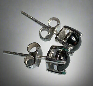 Black Sapphire Studs