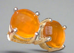 Load image into Gallery viewer, Facetted Carnelian Studs
