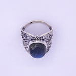 Load image into Gallery viewer, Silver Ring | Labradorite Stone - Earthly Beauty Jewellery
