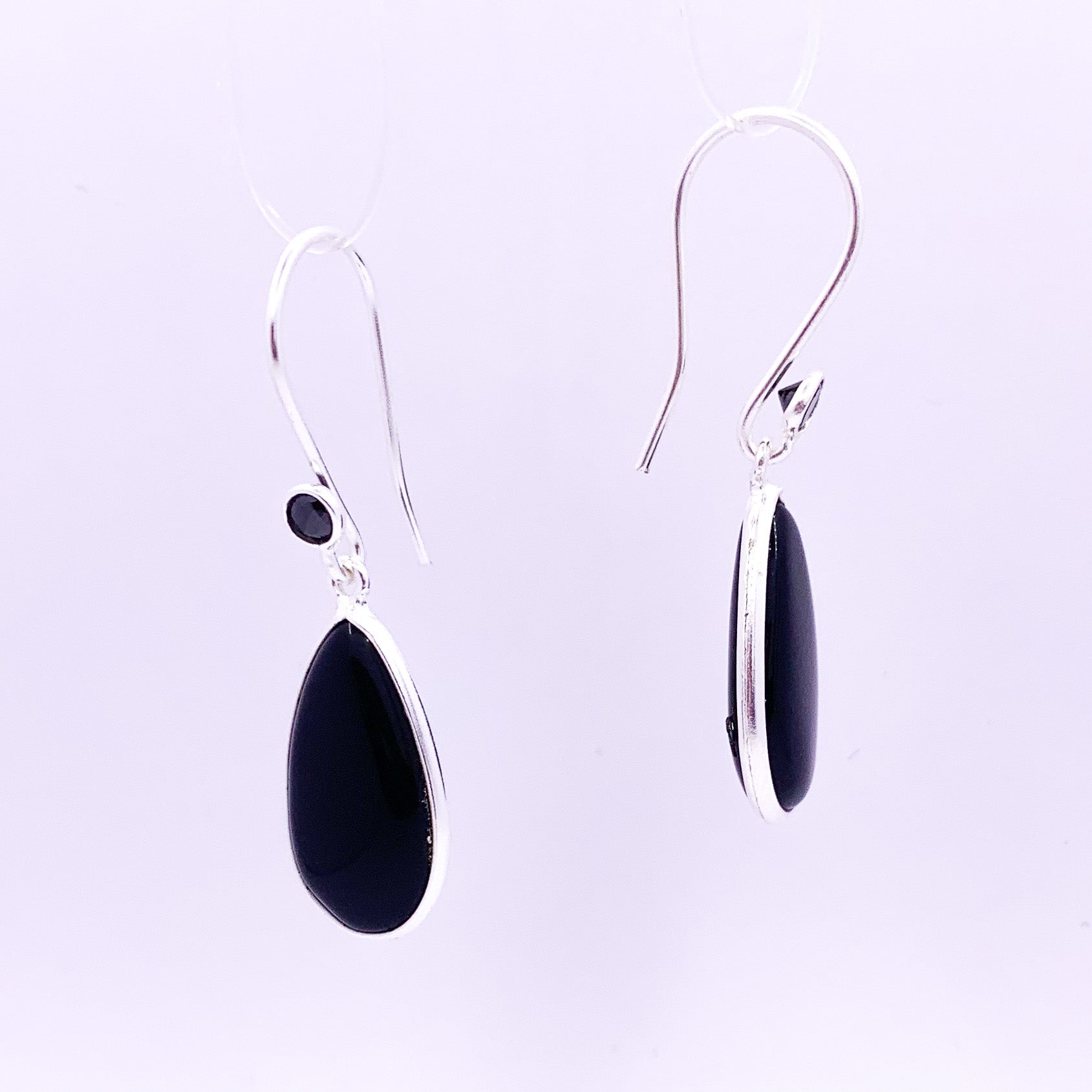 Onyx Earrings | Sterling Silver - Earthly Beauty Jewellery