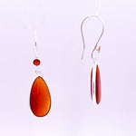 Load image into Gallery viewer, Carnelian Earrings | Sterling Silver - Earthly Beauty Jewellery
