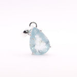 Load image into Gallery viewer, Aquamarine Pendant | Drop Shape - Earthly Beauty Jewellery
