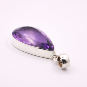 Amethyst Pendant | Sterling Silver - Earthly Beauty Jewellery