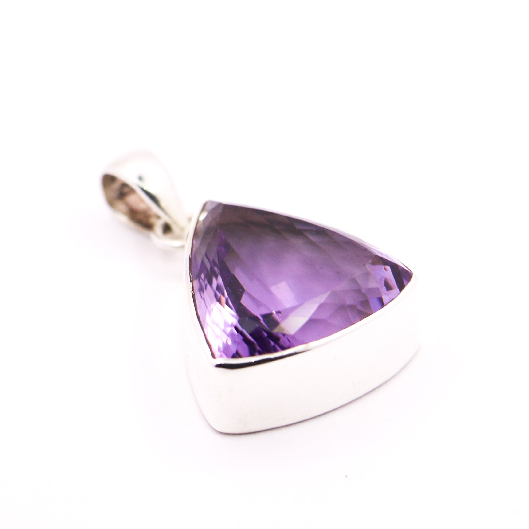 Amethyst Pendant | Sterling Silver - Earthly Beauty Jewellery