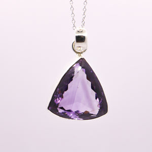 Amethyst Pendant | Sterling Silver - Earthly Beauty Jewellery