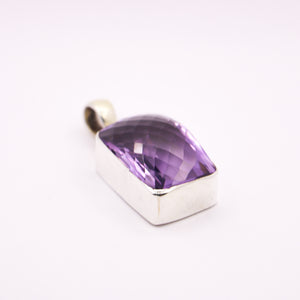 Amethyst Pendant | Sterling Silver - Earthly Beauty Jewellery