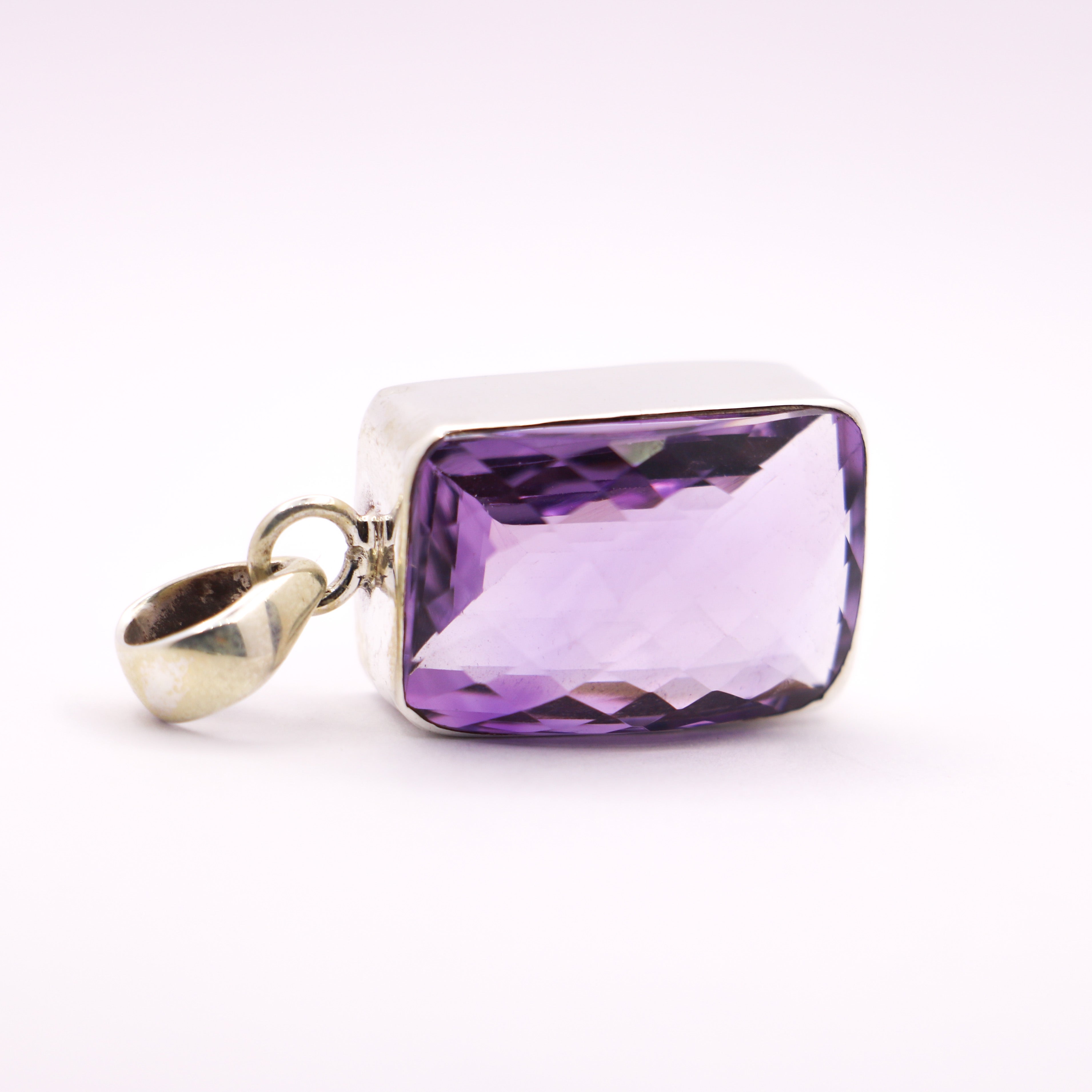 Amethyst Pendant | Sterling Silver - Earthly Beauty Jewellery