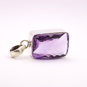 Amethyst Pendant | Sterling Silver - Earthly Beauty Jewellery