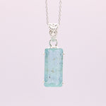 Load image into Gallery viewer, Aquamarine Pendant | Sterling Silver - Earthly Beauty Jewellery
