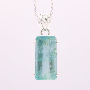 Aquamarine Pendant - Earthly Beauty Jewellery