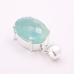 Load image into Gallery viewer, Aquamarine Pendant | Sterling Silver - Earthly Beauty Jewellery
