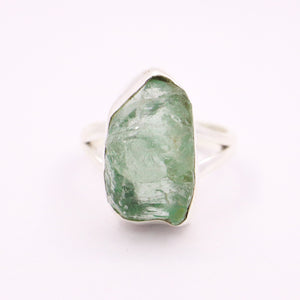 Aquamarine Ring | Sterling Silver - Earthly Beauty Jewellery