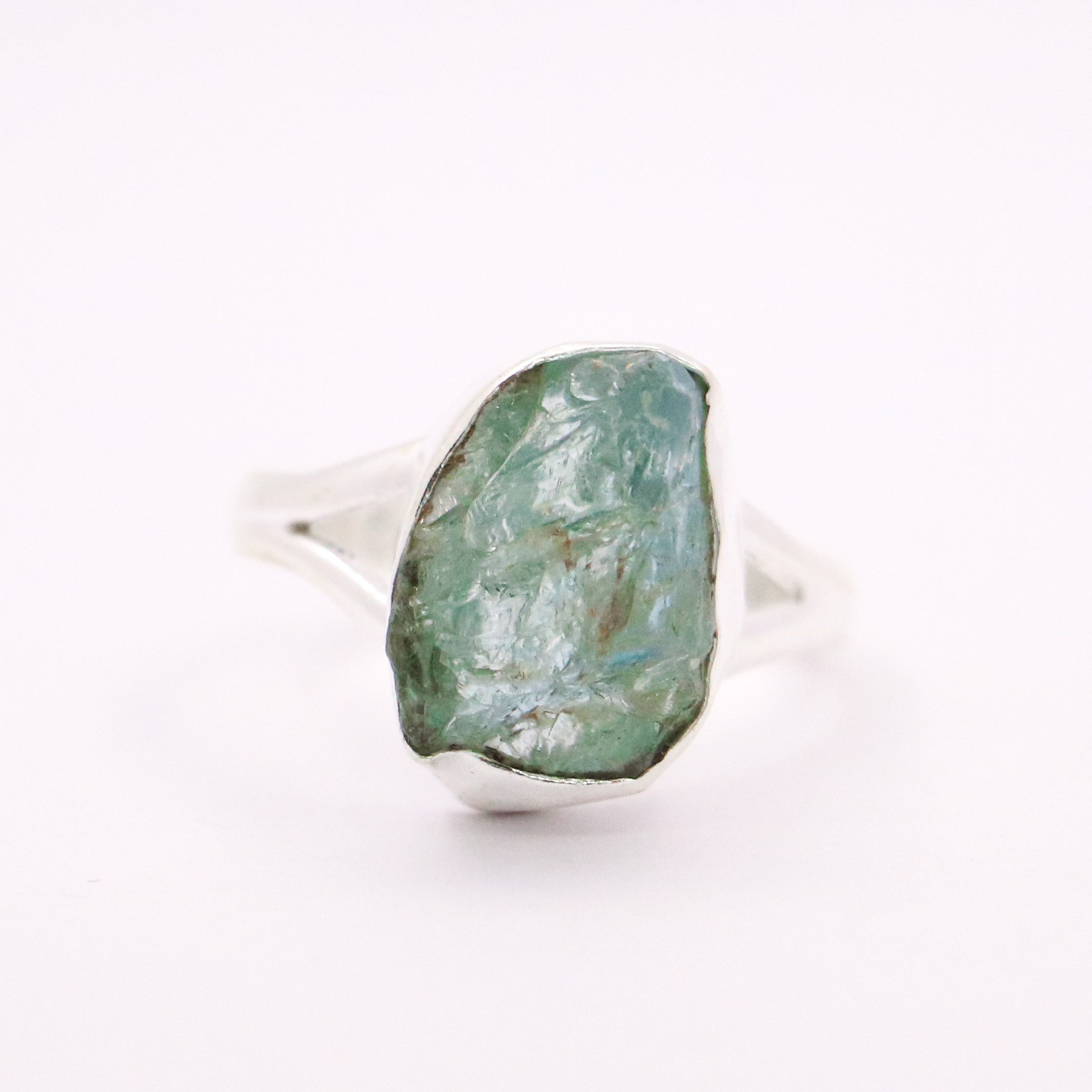 Aquamarine Ring | Sterling Silver - Earthly Beauty Jewellery