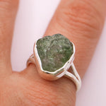 Load image into Gallery viewer, Aquamarine Ring | Sterling Silver - Earthly Beauty Jewellery
