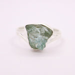 Load image into Gallery viewer, Aquamarine Ring | Sterling Silver - Earthly Beauty Jewellery
