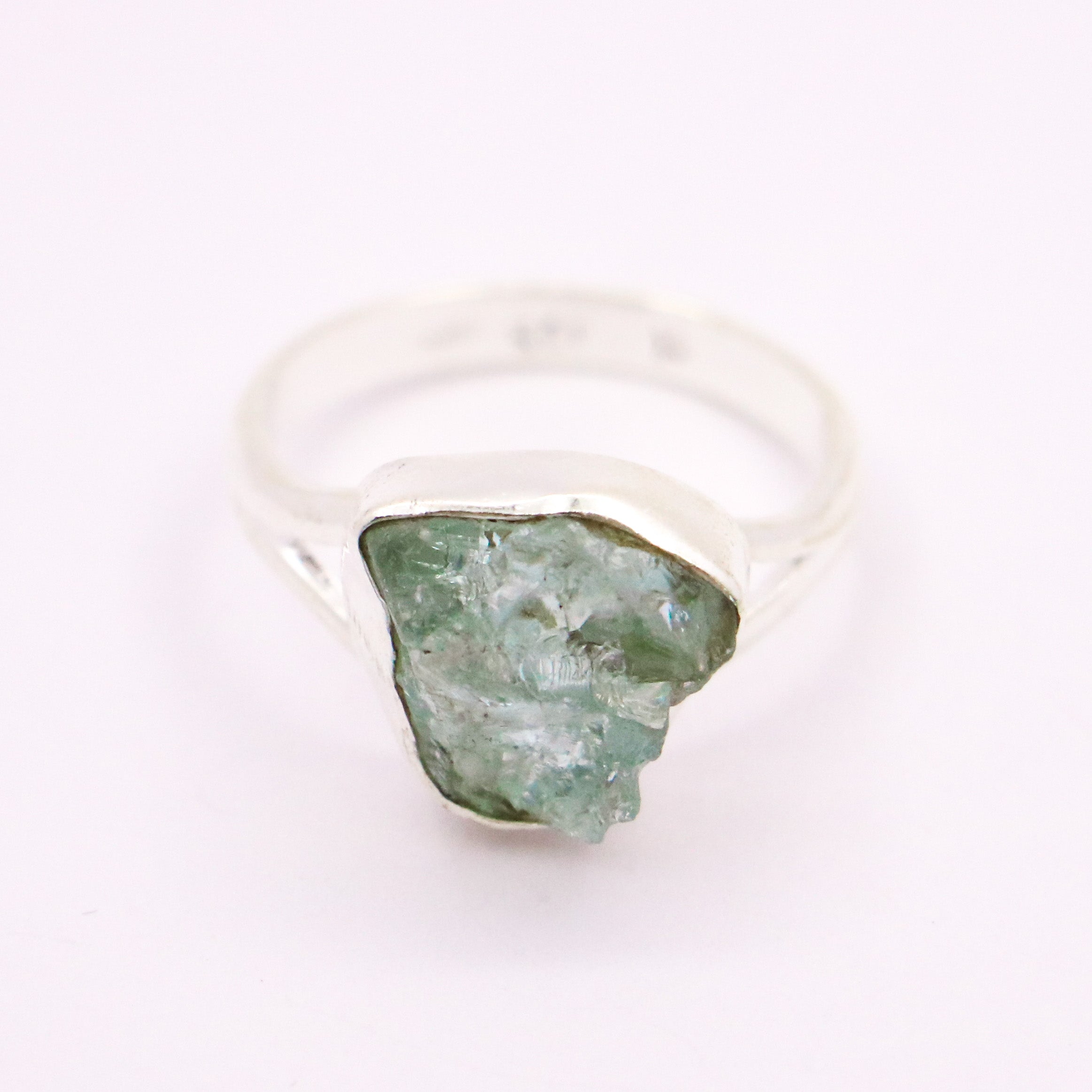 Aquamarine Ring | Sterling Silver - Earthly Beauty Jewellery