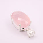 Load image into Gallery viewer, Rose Quartz Pendant | Sterling Silver - Earthly Beauty Jewellery
