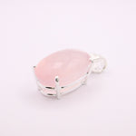 Load image into Gallery viewer, Rose Quartz Pendant | Sterling Silver - Earthly Beauty Jewellery
