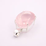 Load image into Gallery viewer, Rose Quartz Pendant | Sterling Silver - Earthly Beauty Jewellery
