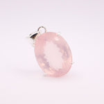 Load image into Gallery viewer, Rose Quartz Pendant | Sterling Silver - Earthly Beauty Jewellery
