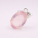 Load image into Gallery viewer, Rose Quartz Pendant | Sterling Silver - Earthly Beauty Jewellery
