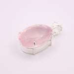 Load image into Gallery viewer, Rose Quartz Pendant | Sterling Silver - Earthly Beauty Jewellery
