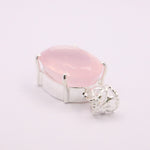 Load image into Gallery viewer, Rose Quartz Pendant | Sterling Silver - Earthly Beauty Jewellery
