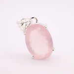 Load image into Gallery viewer, Rose Quartz Pendant | Sterling Silver - Earthly Beauty Jewellery
