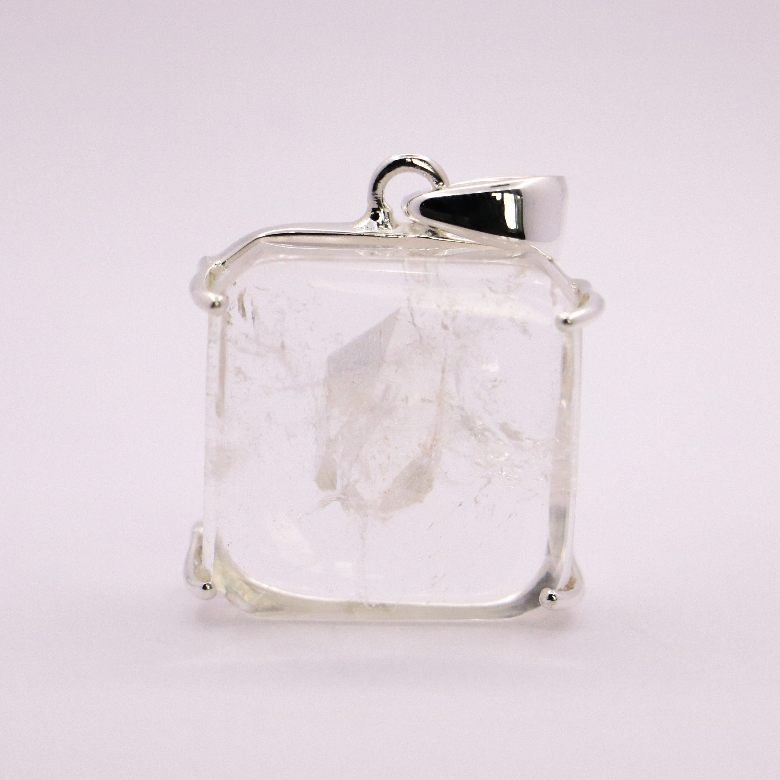 Phantom Quartz | Sterling Silver Pendant - Earthly Beauty Jewellery