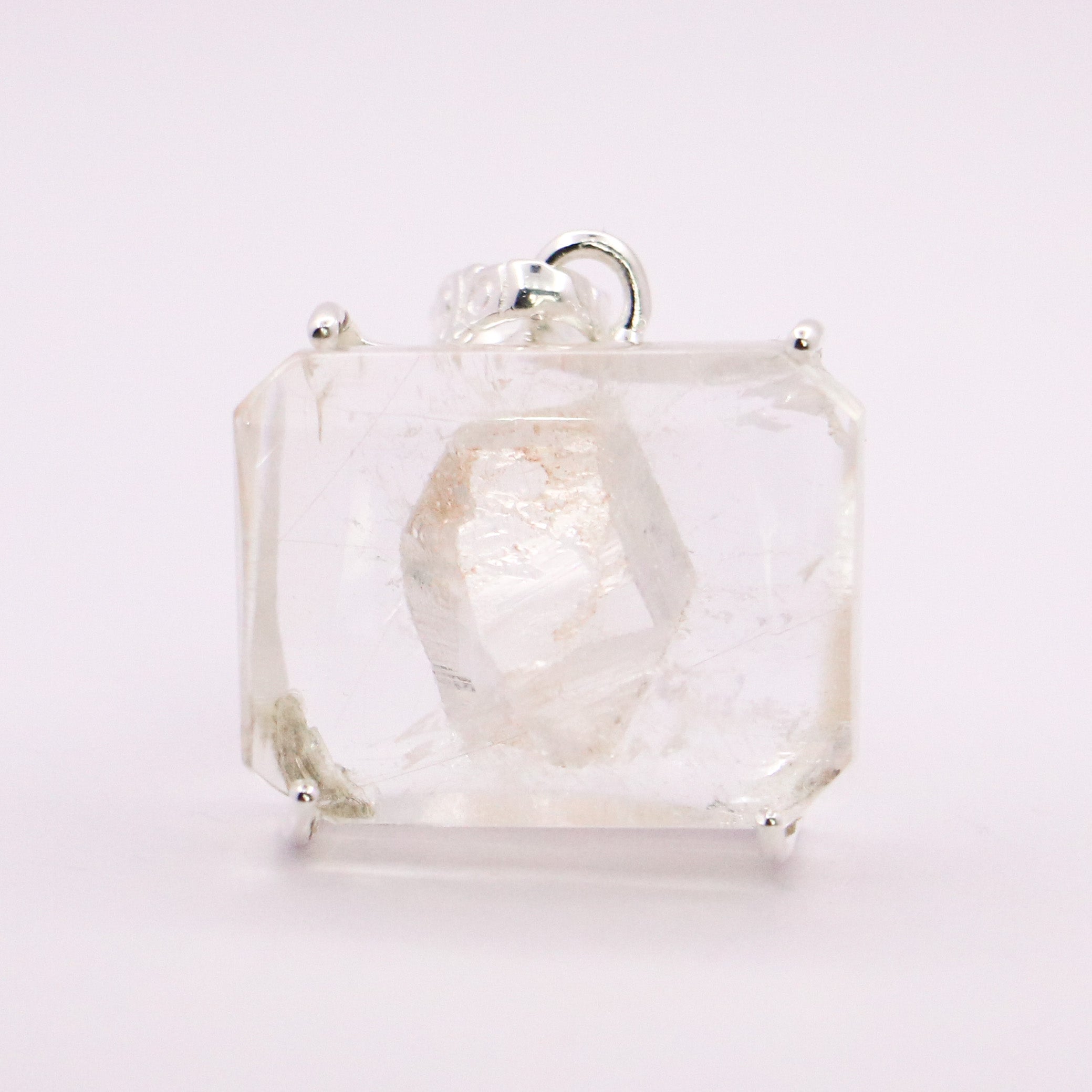 Phantom Quartz | Sterling Silver Pendant - Earthly Beauty Jewellery