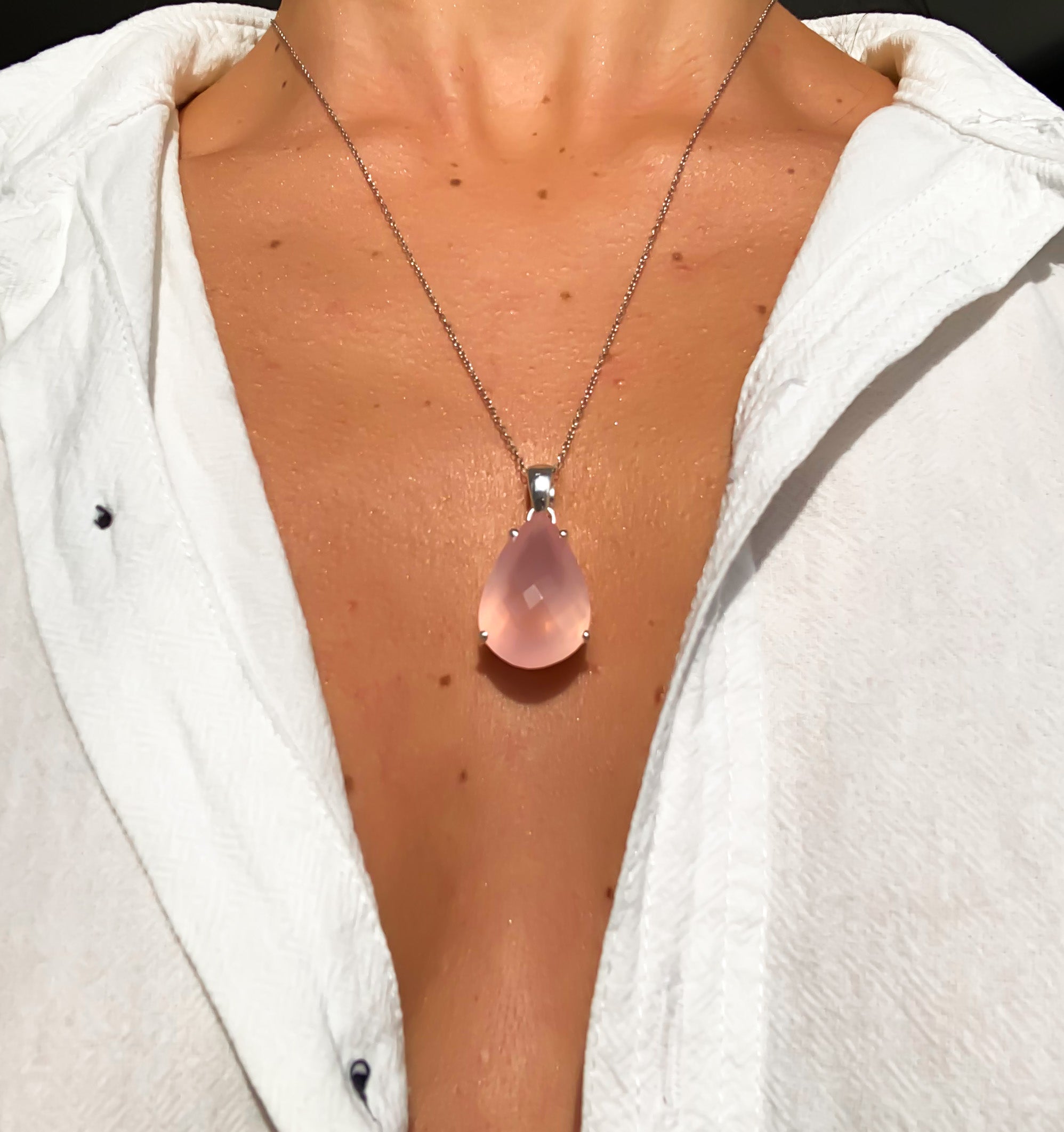 Rose Quartz | Pendant - Earthly Beauty Jewellery