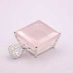 Load image into Gallery viewer, Rose Quartz Pendant | Sterling Silver - Earthly Beauty Jewellery
