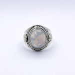 Load image into Gallery viewer, Moonstone Ring | Sterling Silver - Earthly Beauty Jewellery
