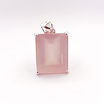 Load image into Gallery viewer, Rose Quartz | Square Pendant - Earthly Beauty Jewellery
