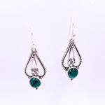 Load image into Gallery viewer, Paisley | Malachite Earrings - Earthly Beauty Jewellery
