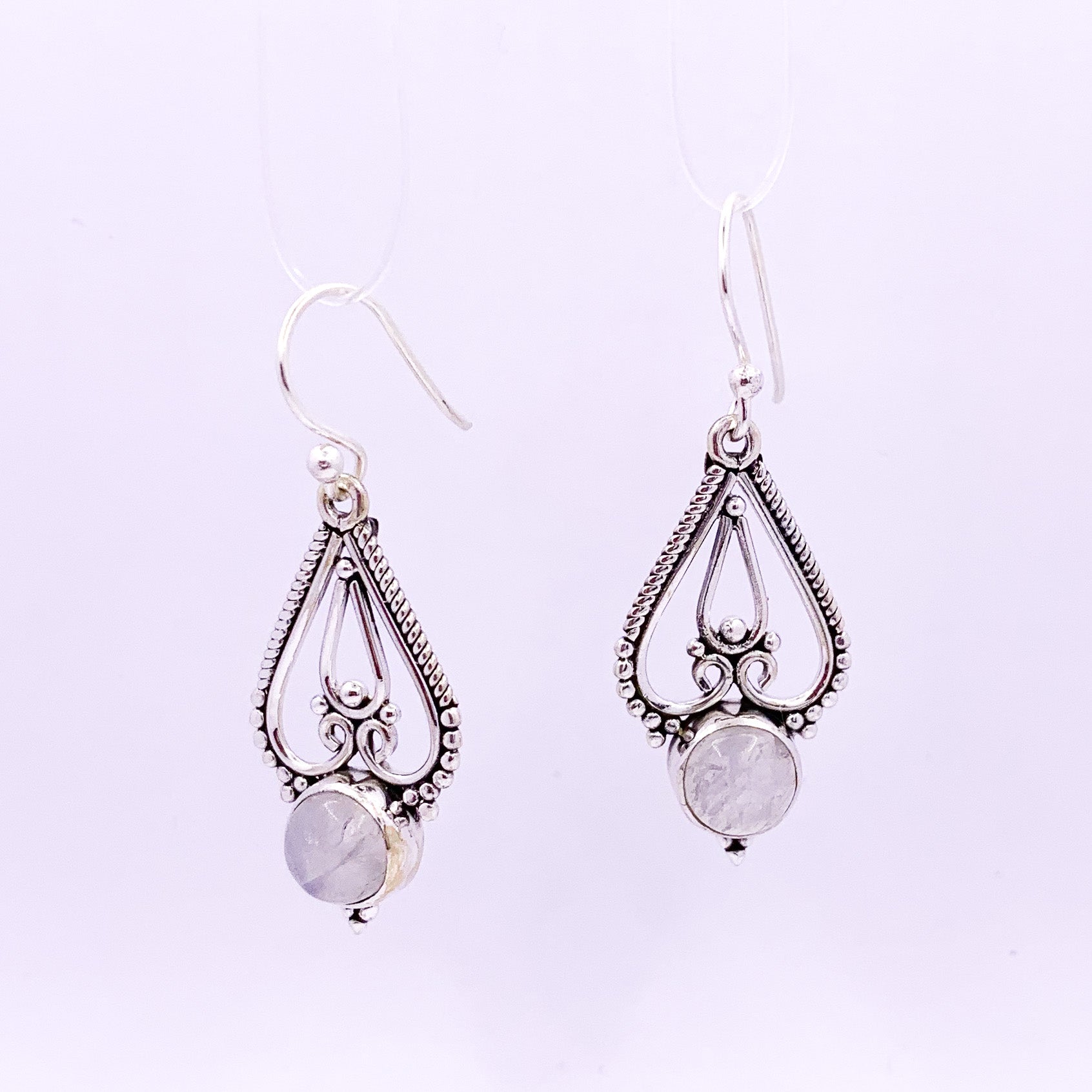 Paisley | Moonstone Earrings - Earthly Beauty Jewellery