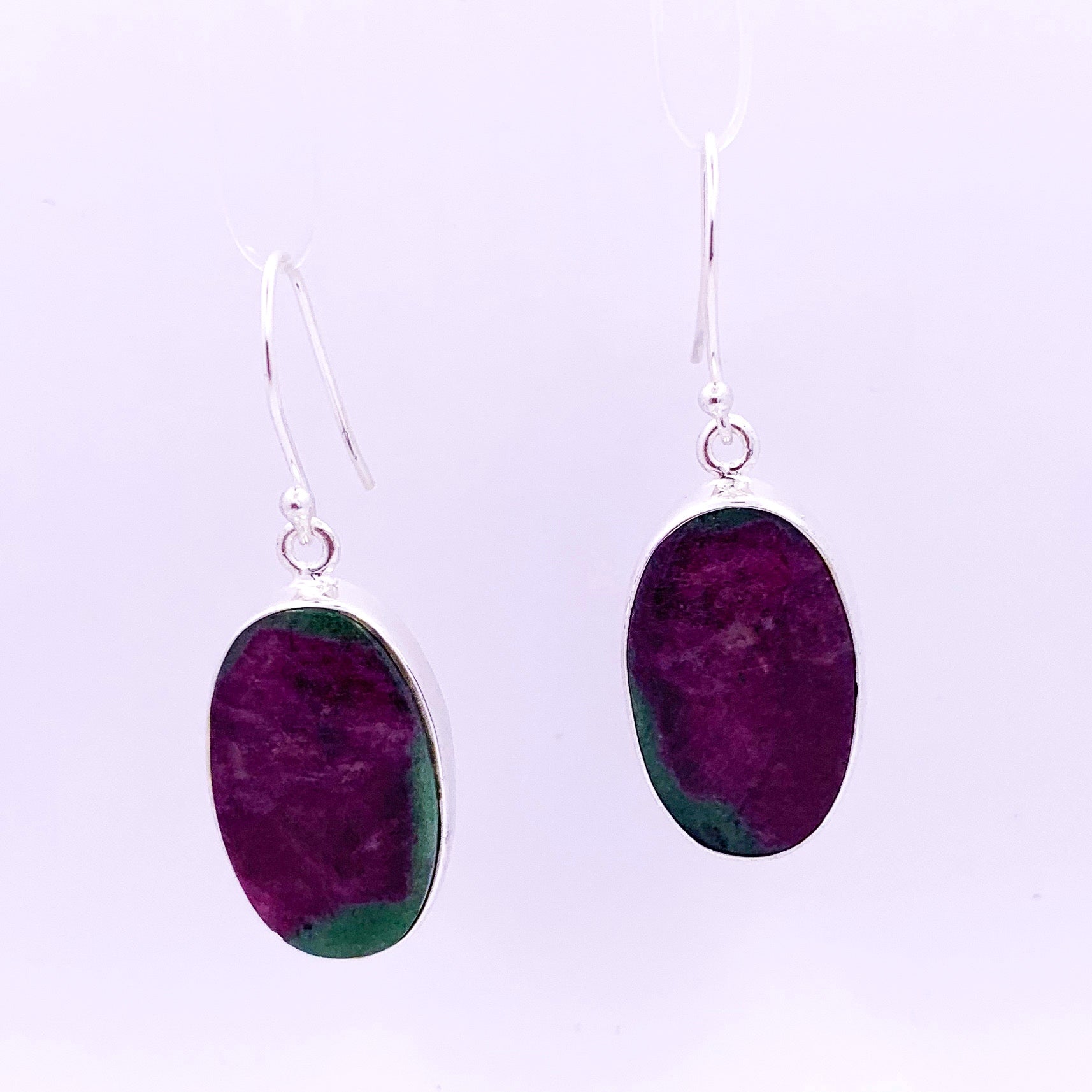 Ruby Earrings | Ruby Zoisite - Earthly Beauty Jewellery