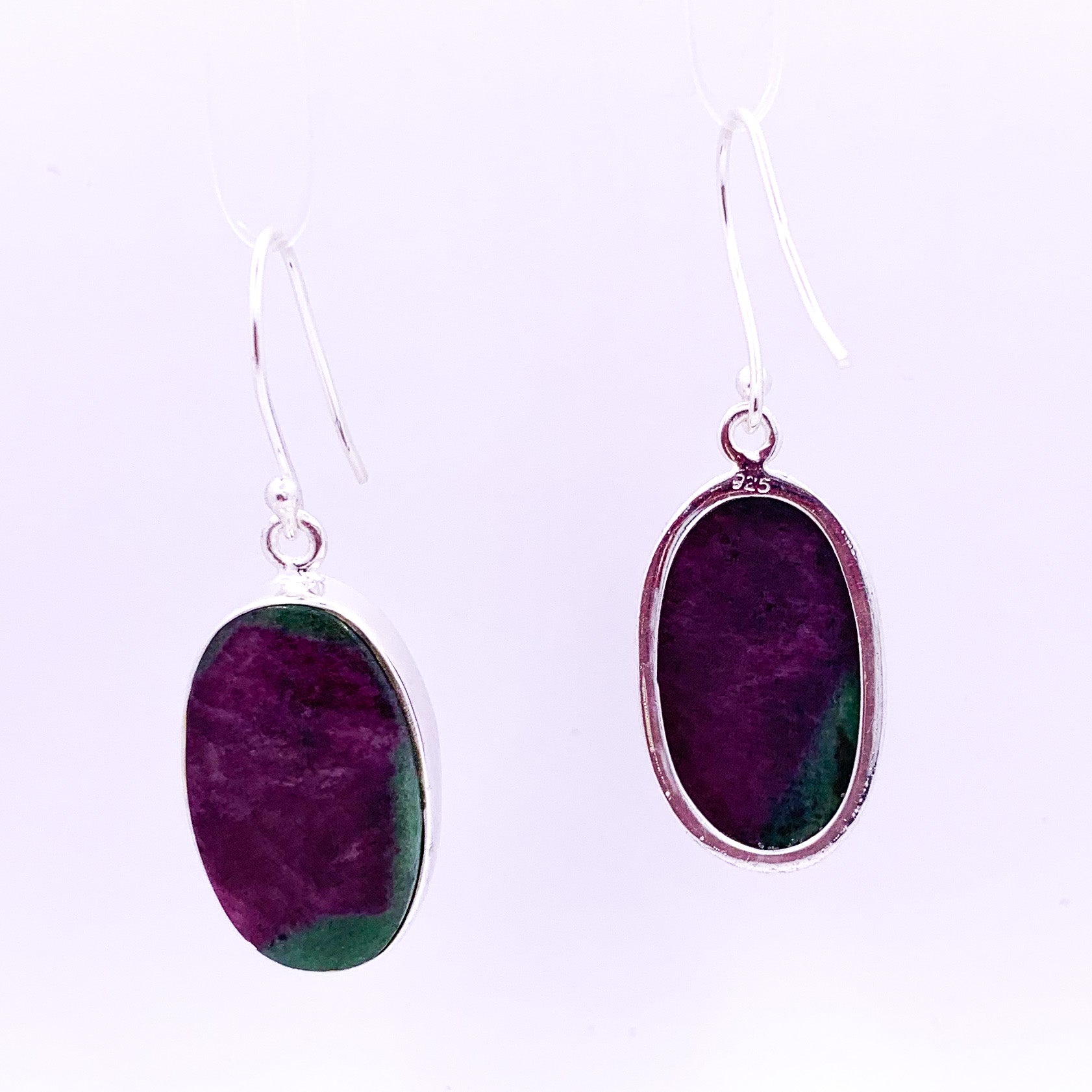 Ruby Earrings | Ruby Zoisite - Earthly Beauty Jewellery