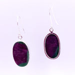 Load image into Gallery viewer, Ruby Earrings | Ruby Zoisite - Earthly Beauty Jewellery
