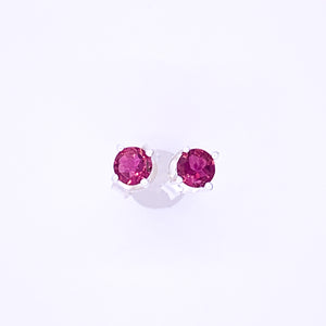 Pink Tourmaline | Stud Earrings - Earthly Beauty Jewellery