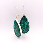 Load image into Gallery viewer, Drop Earrings | Chrysocolla Malachite - Earthly Beauty Jewellery
