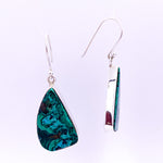 Load image into Gallery viewer, Drop Earrings | Chrysocolla-Malachite - Earthly Beauty Jewellery
