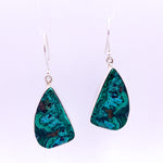 Load image into Gallery viewer, Drop Earrings | Chrysocolla-Malachite - Earthly Beauty Jewellery
