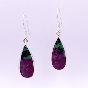 Ruby Earrings | Drop Earrings - Earthly Beauty Jewellery