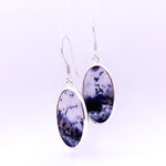 Load image into Gallery viewer, Oval Drop Earrings | Dendritic Agate - Earthly Beauty Jewellery
