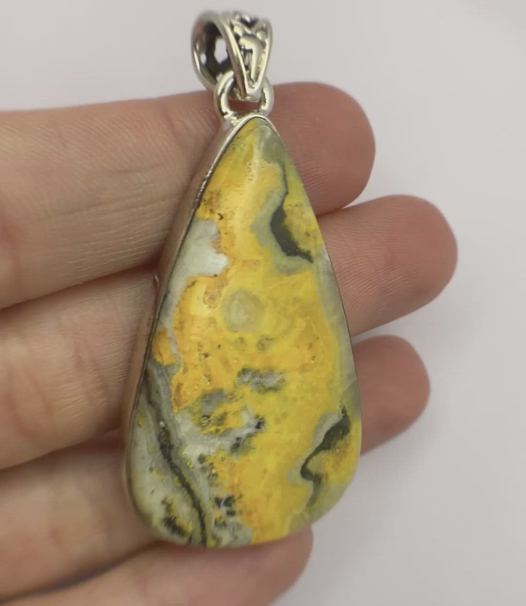 Bumblebee Jasper Pendant